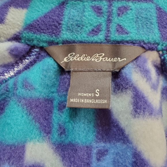 Eddie Bauer Fleece Pullover Sweatshirt Size Small - Picture 5 of 10
